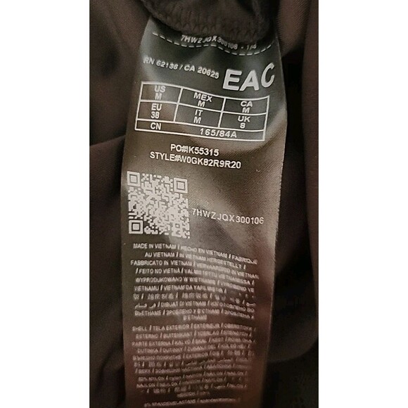 Guess Slip Dress Black Medium Mini Lacy Lined Adjustable Straps Sexy Wimsigoth - Picture 6 of 11